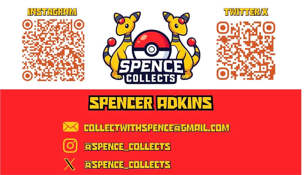 Custom business cards for TCG vendors printed for card show booths