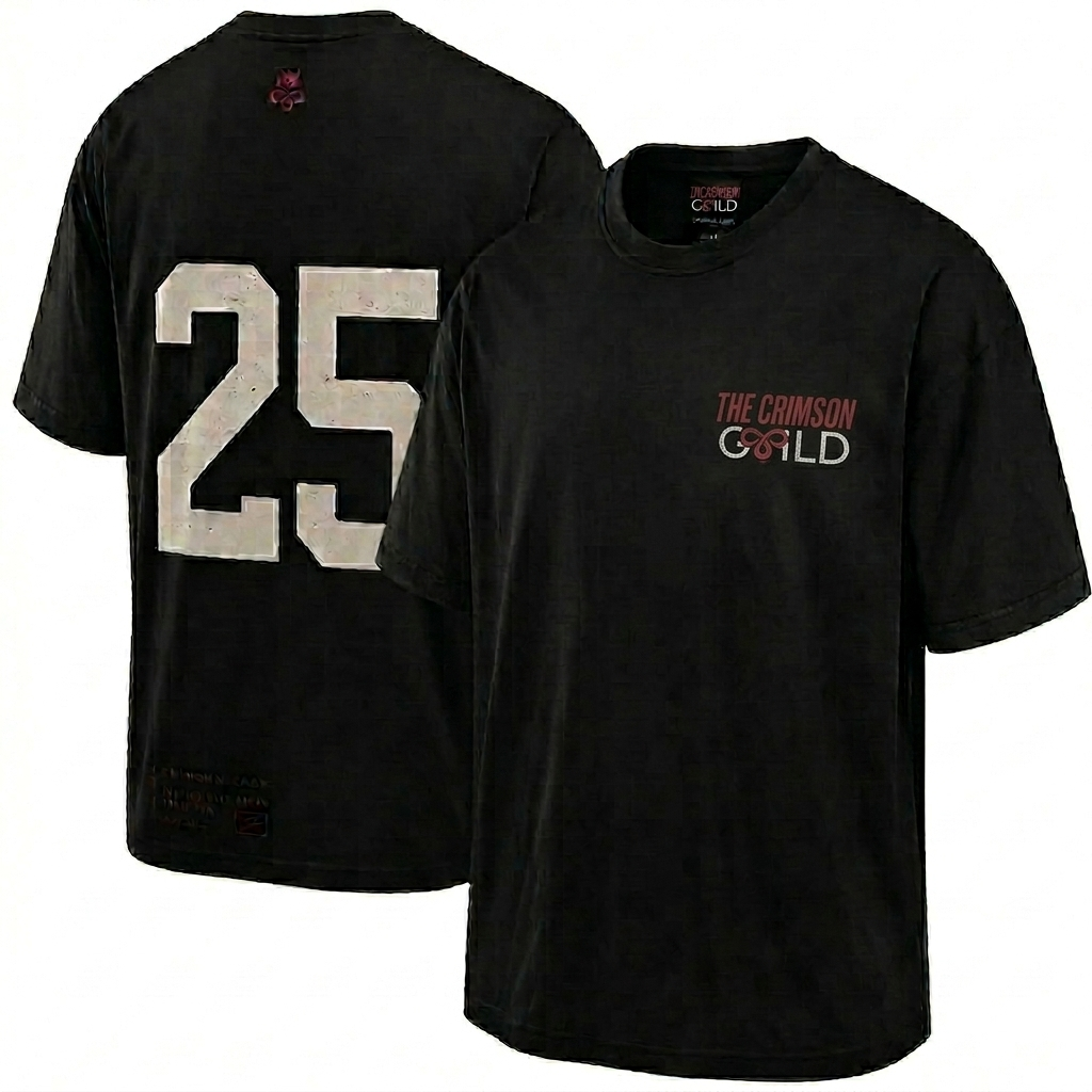 Crimson Guild vintage wash t-shirt design