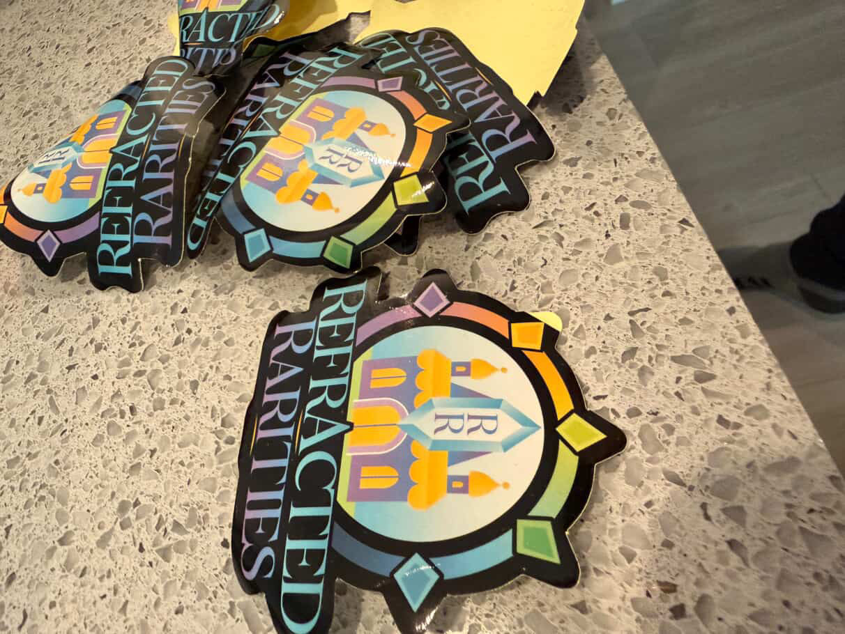 Die cut stickers printed batch